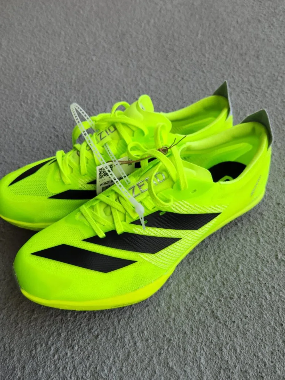 Adidas Adizero Finesse Lucid Lemon Track Spikes Shoes IG 2018 Men's Size 11.5 US